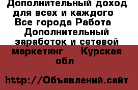 Дополнительный доход для всех и каждого - Все города Работа » Дополнительный заработок и сетевой маркетинг   . Курская обл.